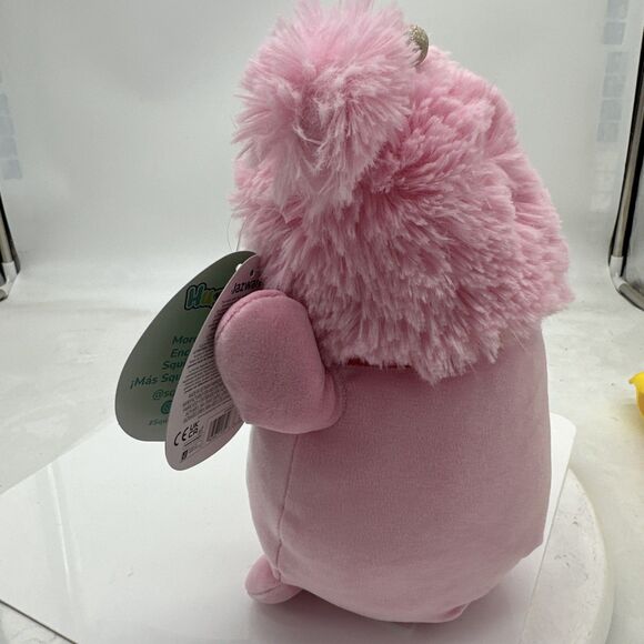 Squishmallows 10" HugMees Brina the Bigfoot with Scarf Christmas - Picture 4 of 7